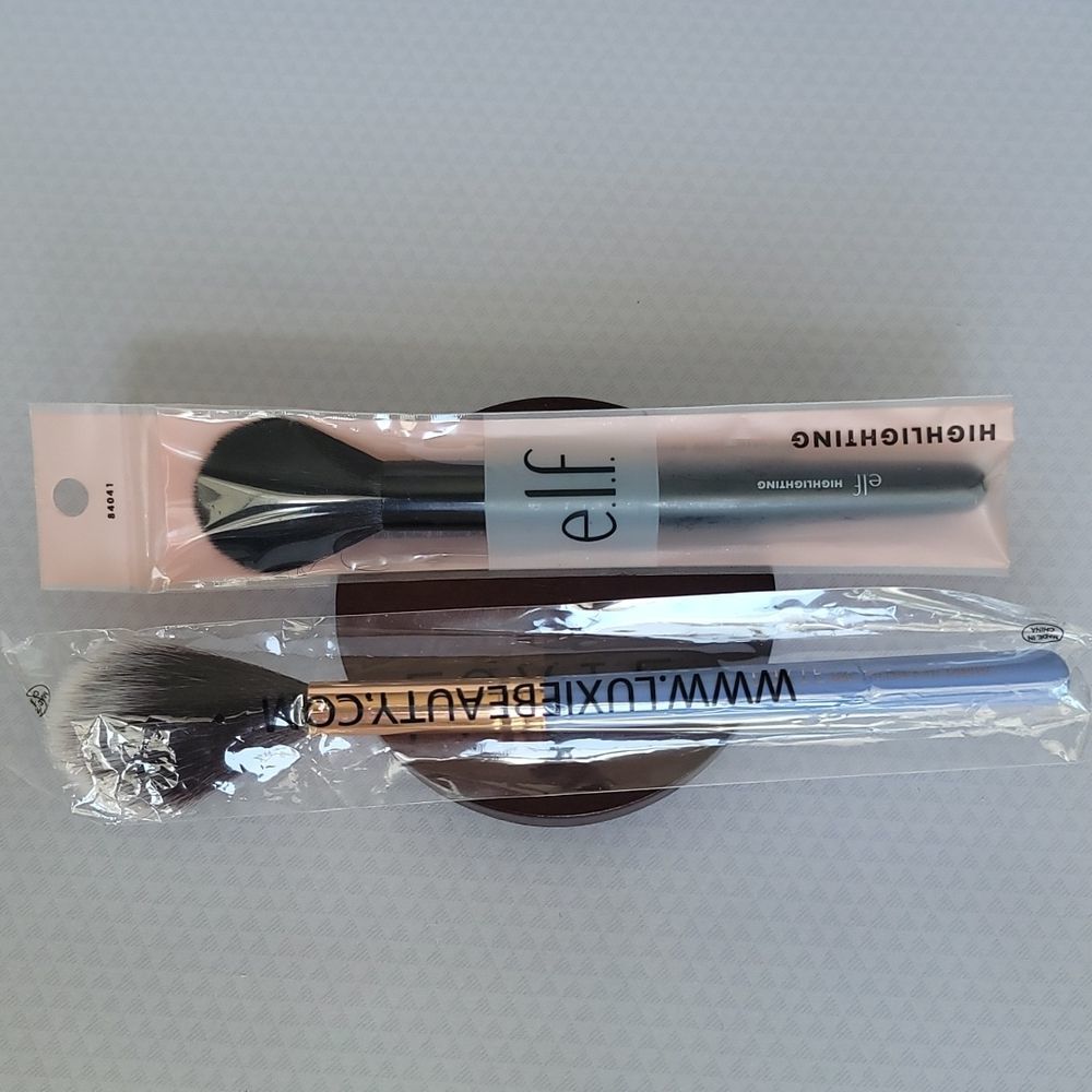 Elf Highlighting Brush + Luxie 640 ProPrecision Tapered Brush